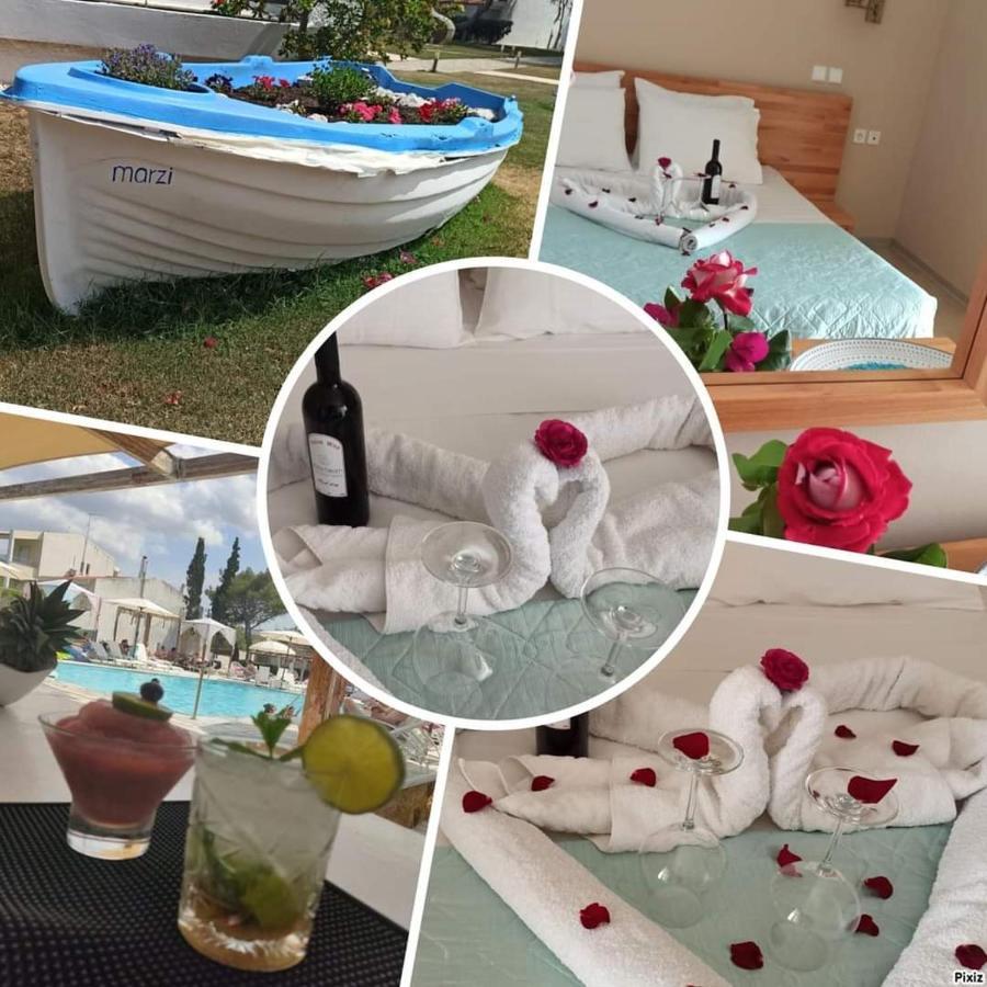 Marzi Beach And Bungalows Hotel Kokóni Kültér fotó